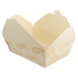 World Centric NoTree Paper #3 Take-Out Container 65 oz, Compostable Bamboo Paper (QTY 200), SKU TO-NT-3