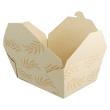 World Centric NoTree 95oz Take-Out Container, Bamboo Paper with Bio-Based Lining (QTY 160), SKU TO-NT-4