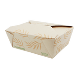 World Centric 46 oz NoTree Compostable Paper Take-Out Container #8 (QTY 300), SKU TO-NT-8