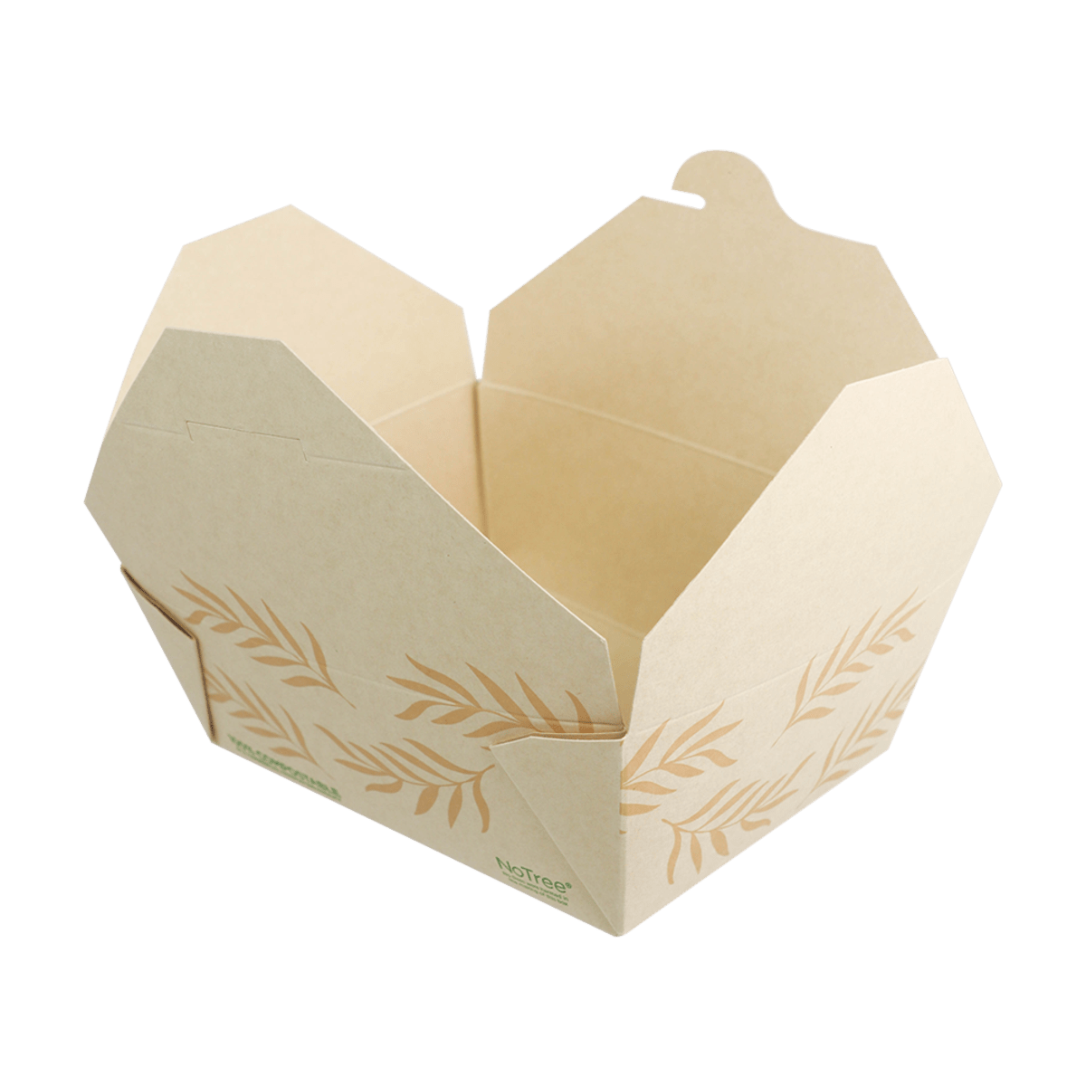 World Centric 46 oz NoTree Compostable Paper Take-Out Container #8 (QTY 300), SKU TO-NT-8