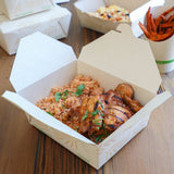 World Centric 46 oz NoTree Compostable Paper Take-Out Container #8 (QTY 300), SKU TO-NT-8