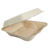 World Centric 8"x8"x3" Fiber Clamshell (QTY:300)