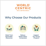 World Centric 8x8x3" Fiber Clamshell PLA Lined (QTY:300)