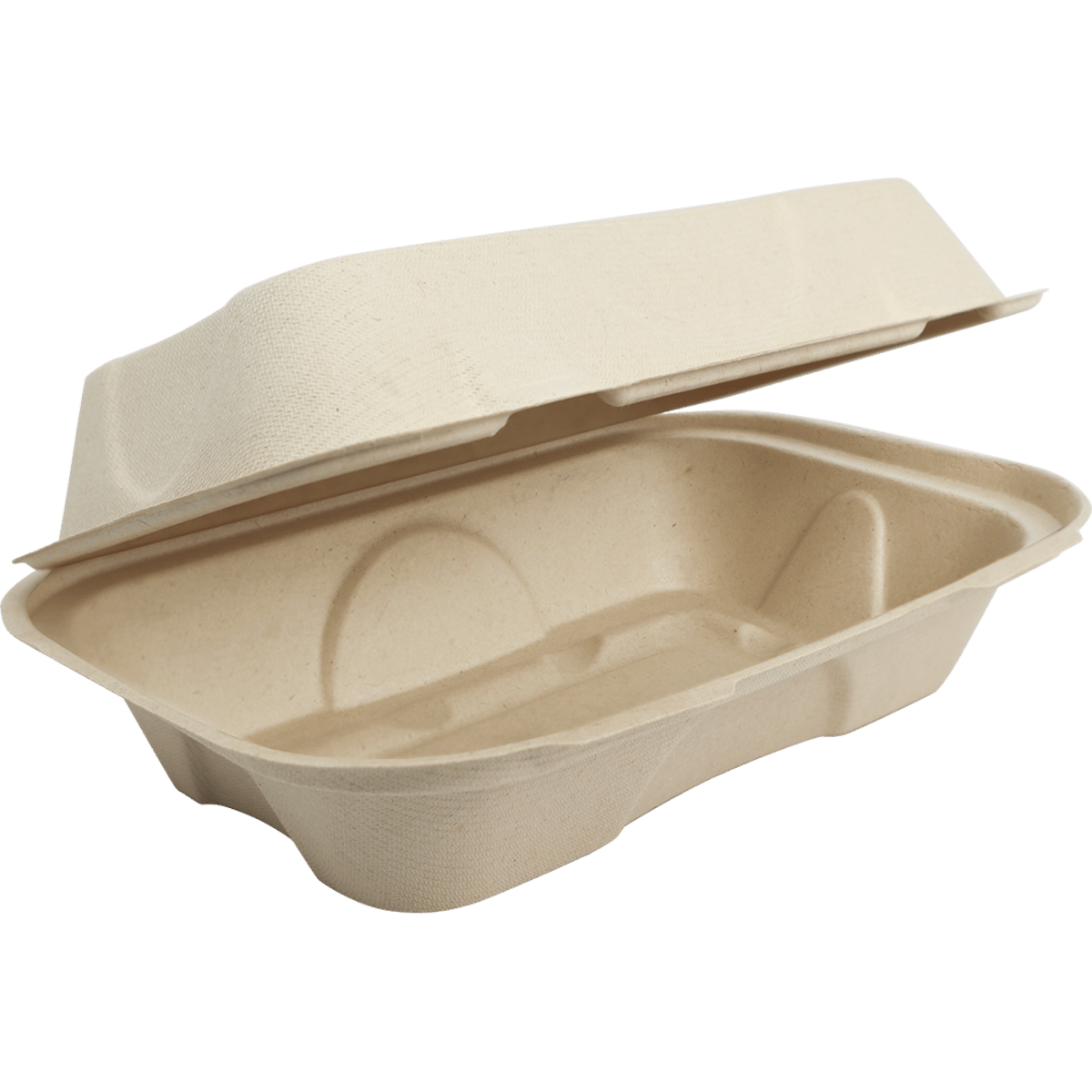 World Centric 9x6x3" Fiber Hoagie Box (QTY:500)