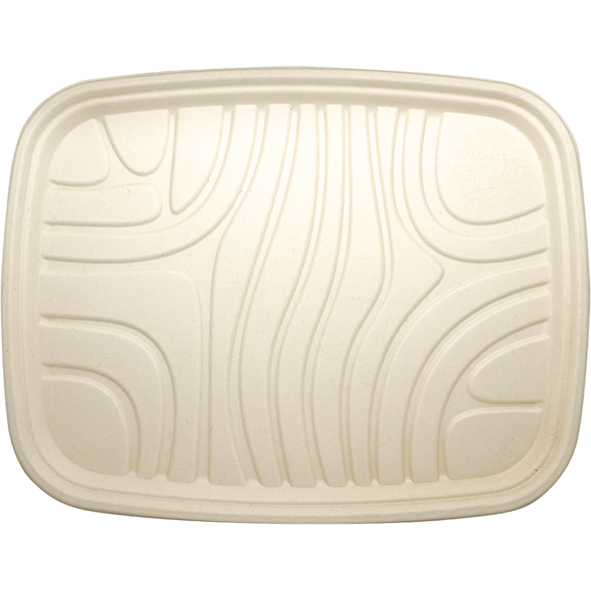 World Centric 14x18" Fiber Serving Tray (QTY:100)