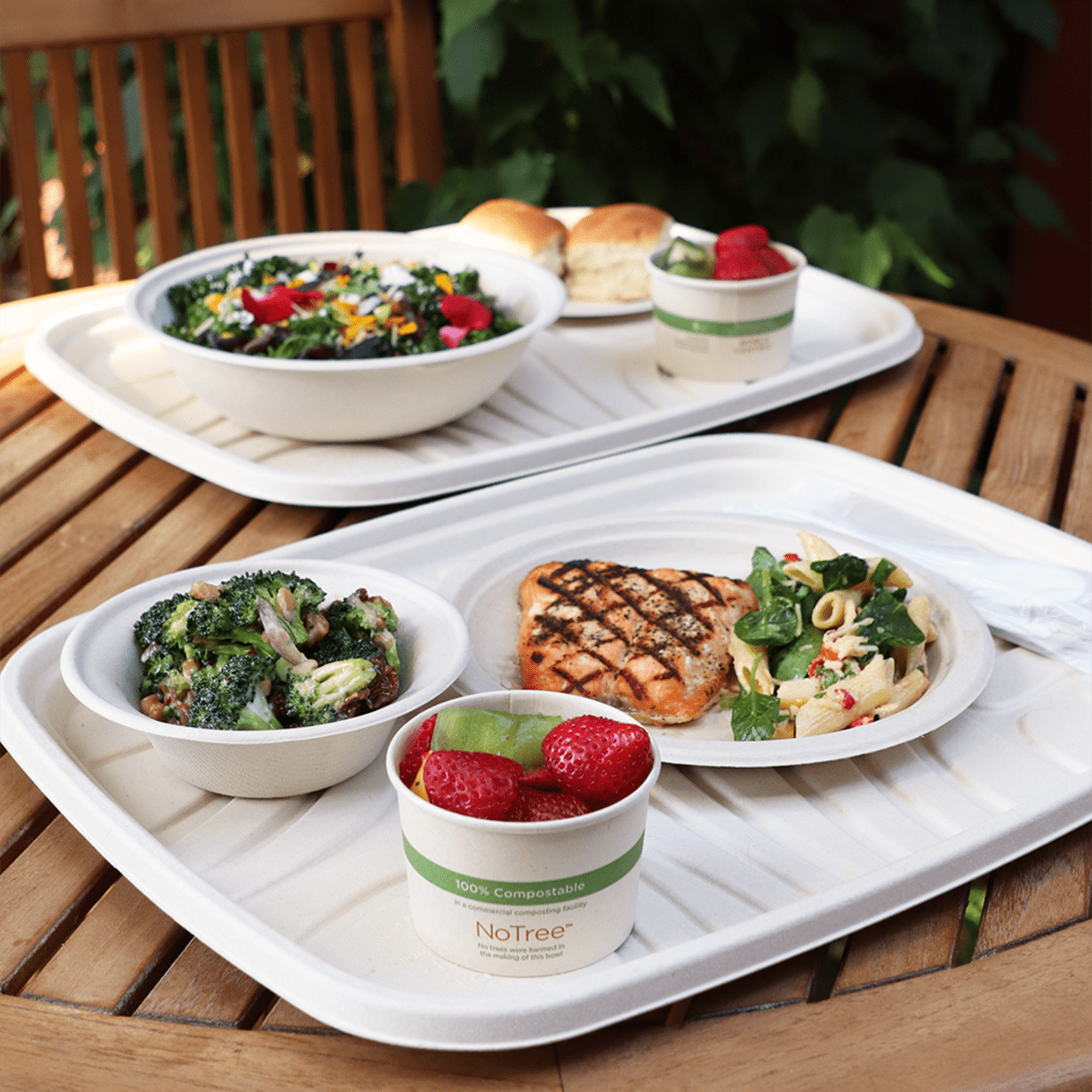 World Centric 14x18" Fiber Serving Tray (QTY:100)