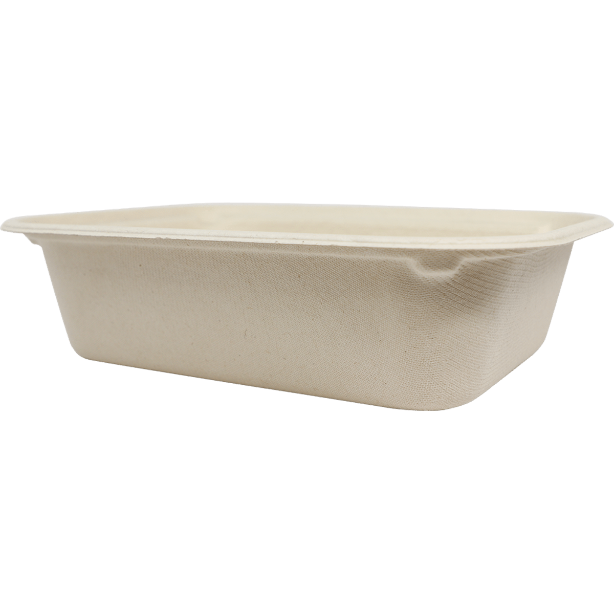 World Centric 60 oz Fiber Food Container, Compostable Bamboo & Plant Fiber (QTY 400), SKU TR-SC-60-LFP