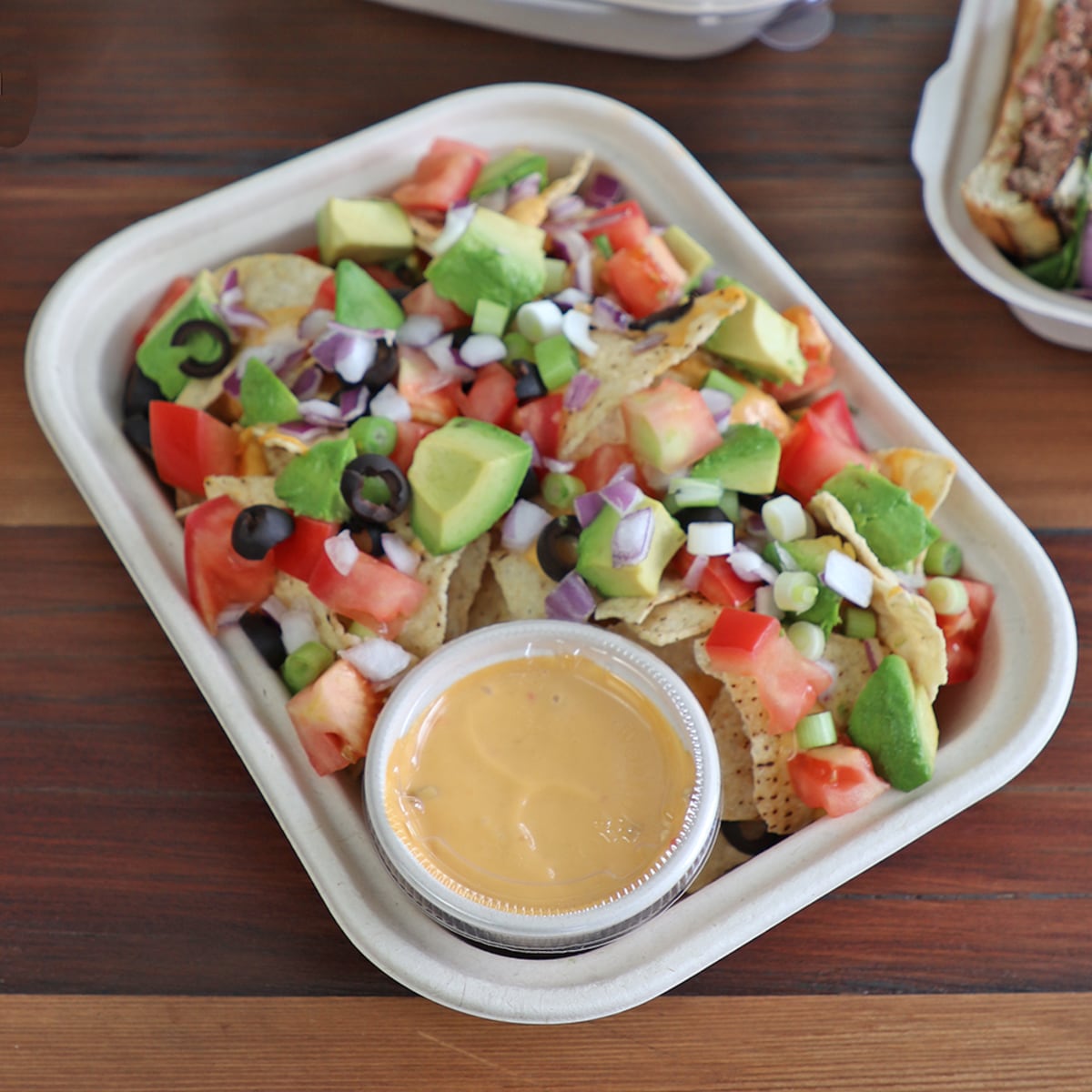 World Centric 60 oz Fiber Food Container, Compostable Bamboo & Plant Fiber (QTY 400), SKU TR-SC-60-LFP