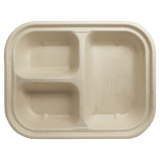 World Centric 29 oz Fiber Container PLA Lined, 3-Compt (QTY:400)