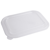 World Centric LID PLA - Fits TR-SC-U10-LFS, TR-SC-U10L, TR-SC-60 Fiber Containers, Clear (QTY:400)