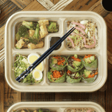 World Centric LID PLA - Bento Sushi Box, 5-Compt (QTY:300)