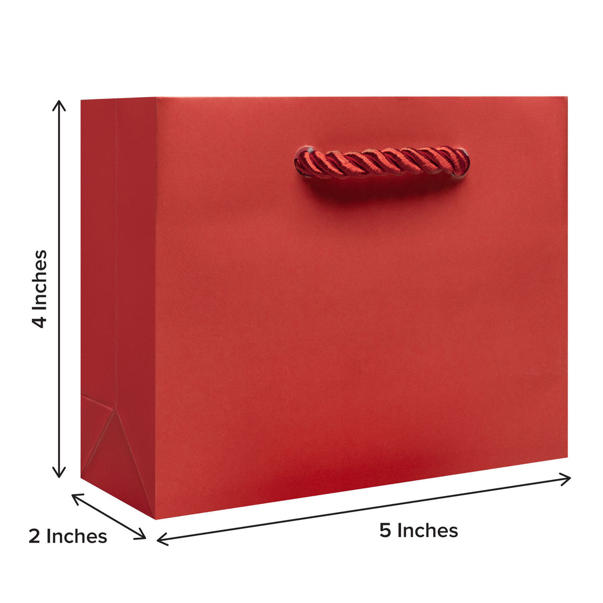 Matte Red - Gift Bag w/Tag — additional view b