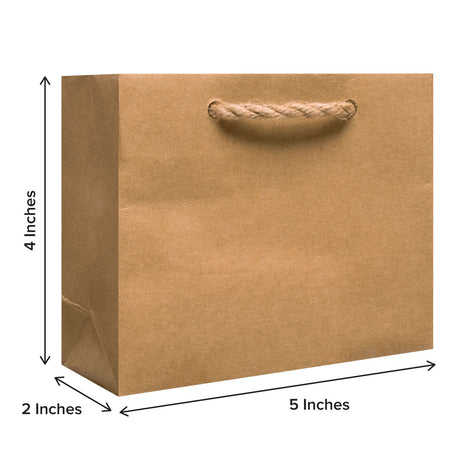 Kraft Natural - Gift Bag w/Tag — additional view b