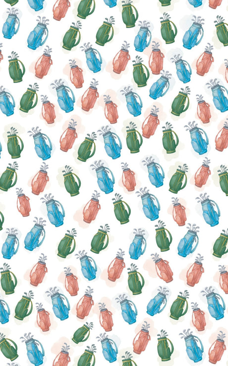 Tee Time Trio Wrapping Paper