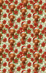 Rust Red and Ribboned Joy Wrapping Paper