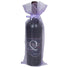 Lavender - Flat Organza Wine Bag -  6-1/2 x 15"