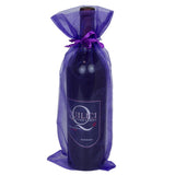 Purple - Flat Organza Wine Bag -  6-1/2 x 15"