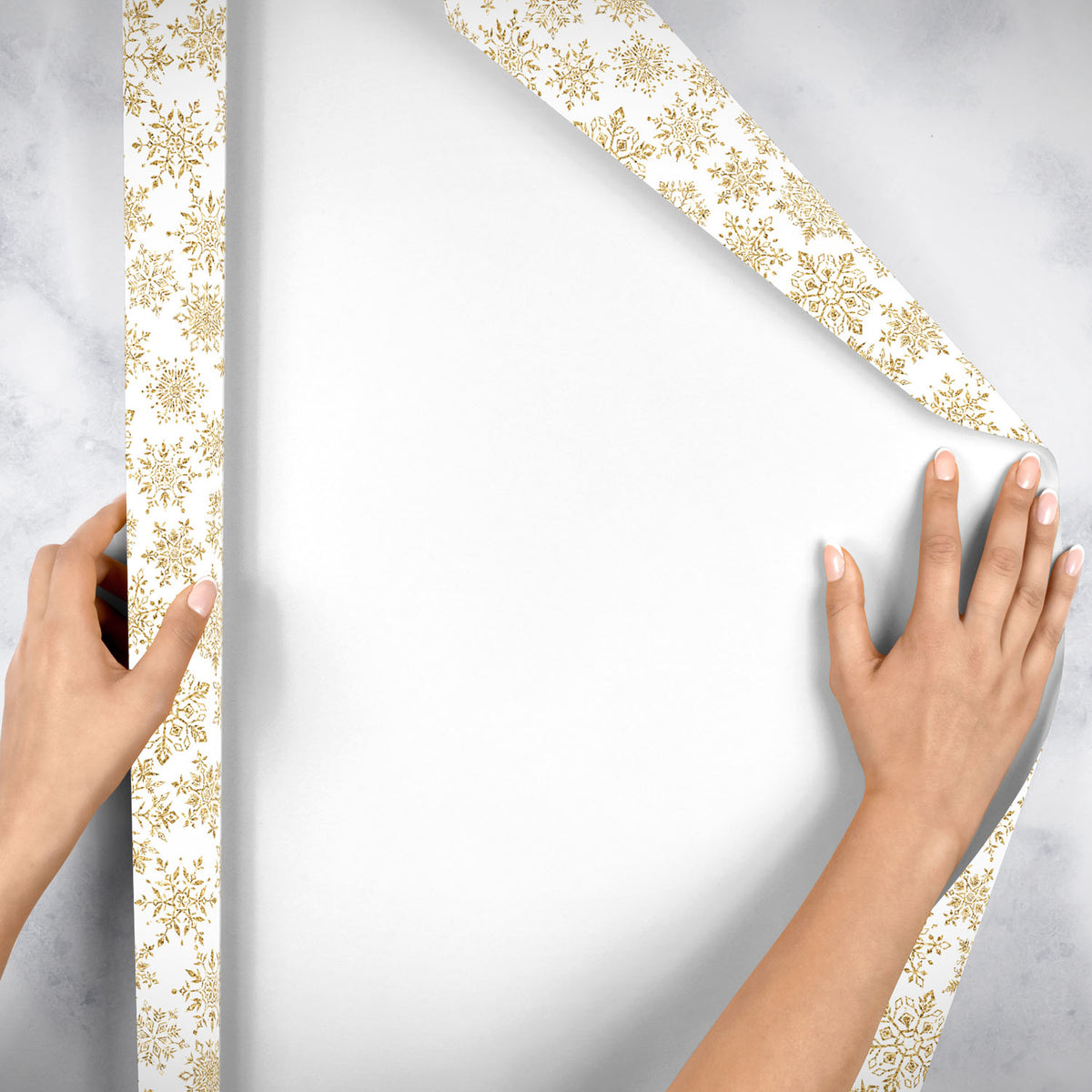 Sparkleflake Gold White - Gift Wrap — additional view e