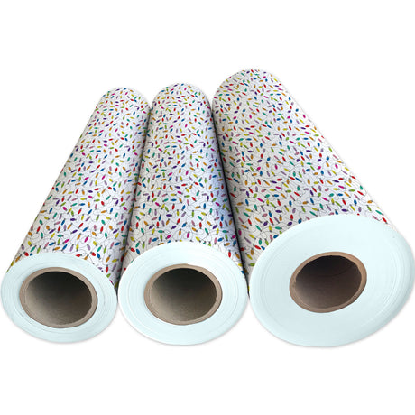 Christmas Lights White - Gift Wrap — additional view g