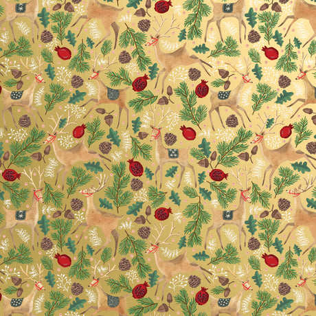 Reindeer Tapestry Gift Wrap - XB561.1a.jpg
