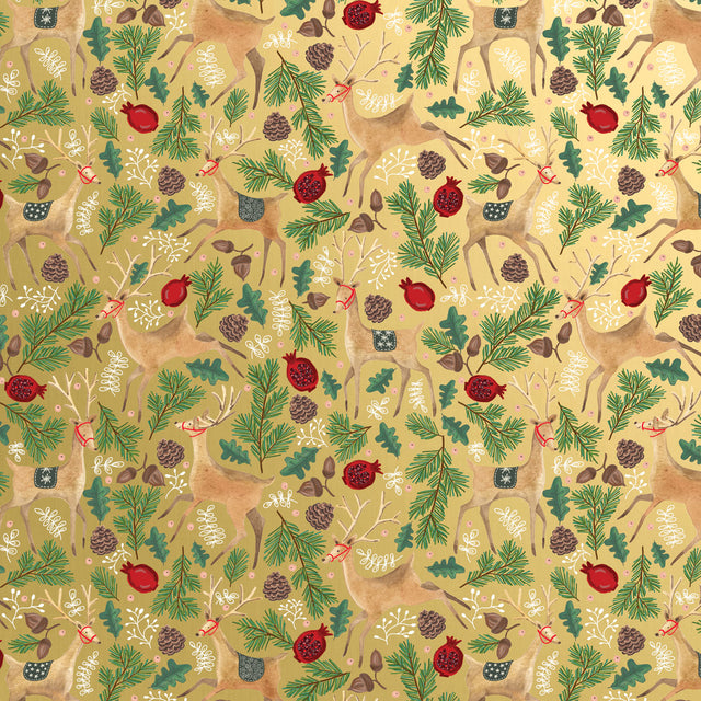 Reindeer Tapestry Gift Wrap - XB561.1a.jpg