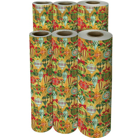 Ornamental Beauty Gold - Gift Wrap — additional view f