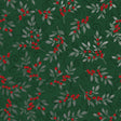 Holiday Floral Green Gift Wrap - XB641.1a.jpg