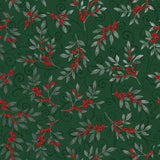 Holiday Floral Green Gift Wrap - XB641.1a.jpg