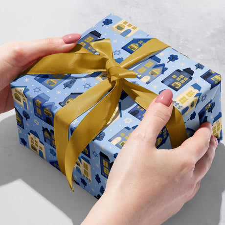 Hanukkah House - Gift Wrap — additional view b