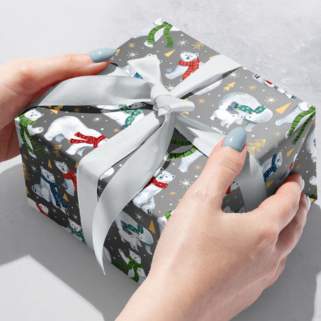 Winter Bear Wrapping Paper — additional view b