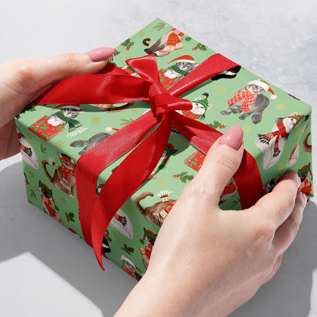 Frolicking Felines Gift Wrap - XB782.1b.jpg