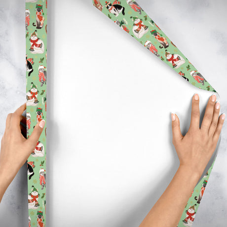 Frolicking Felines Gift Wrap - XB782.1e.jpg