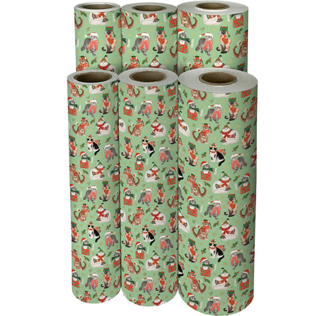 Frolicking Felines Gift Wrap - XB782.1f.jpg
