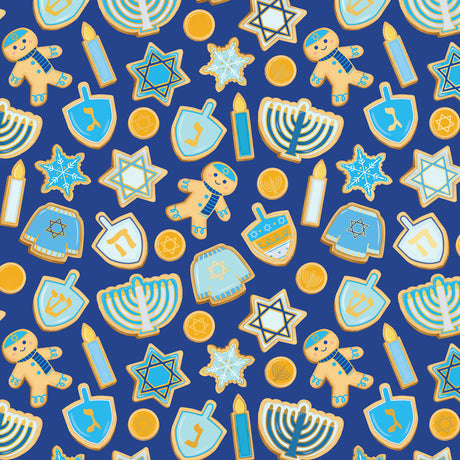 Hanukkah Cookies Gift Wrap - XB845.1a.jpg