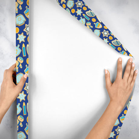 Hanukkah Cookies Gift Wrap - XB845.1e.jpg