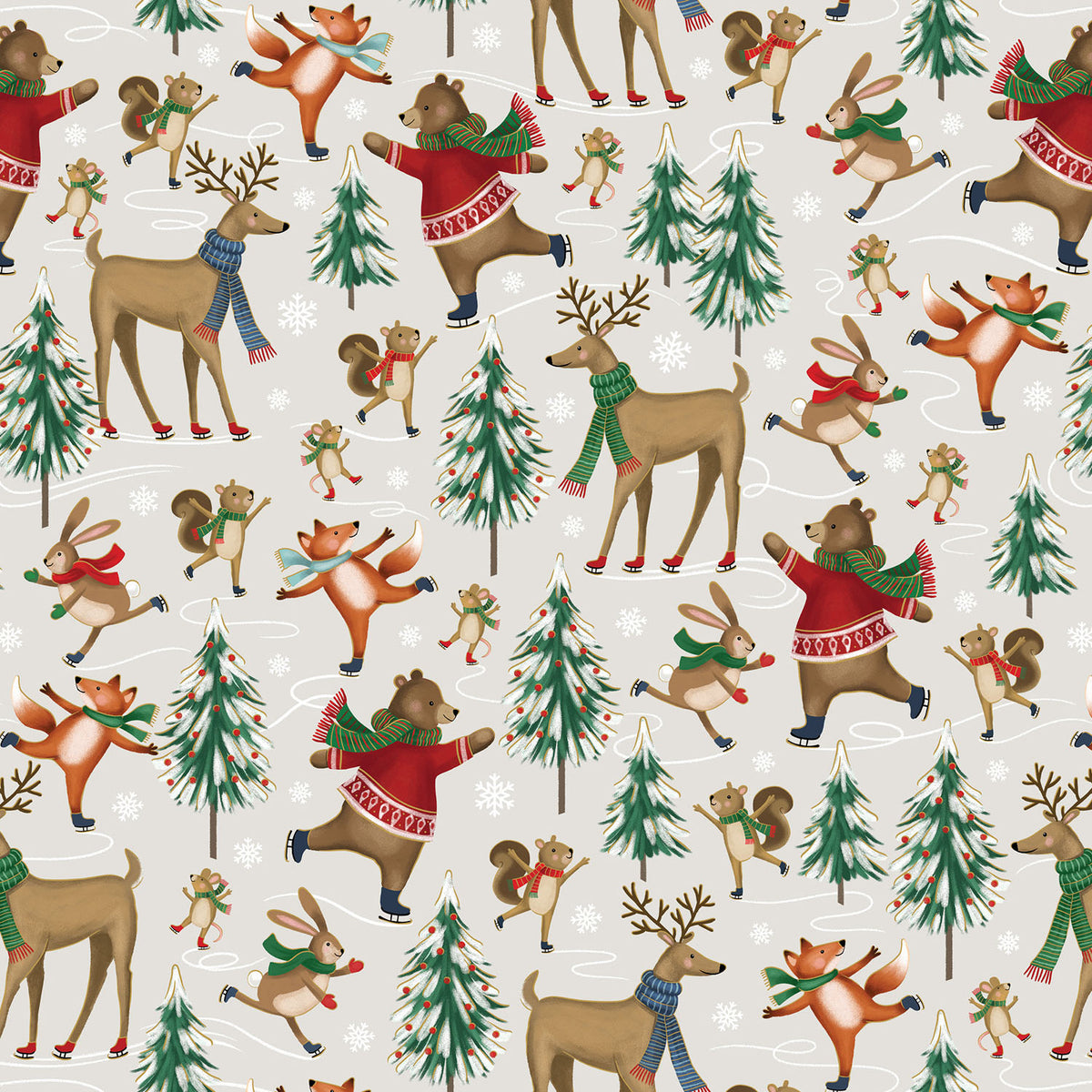 Woodland Skating Gift Wrap - XB849.1a.jpg
