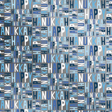 Hanukkah Greetings Silver Gift Wrap - XB855.1a.jpg