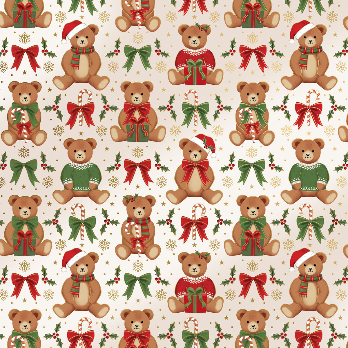 Teddy Bears Gift Wrap - XB860.1a.jpg