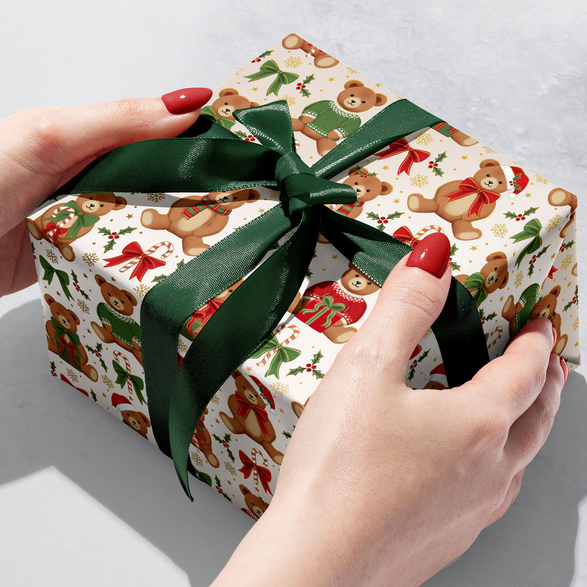 Teddy Bears Gift Wrap - XB860.1b.jpg