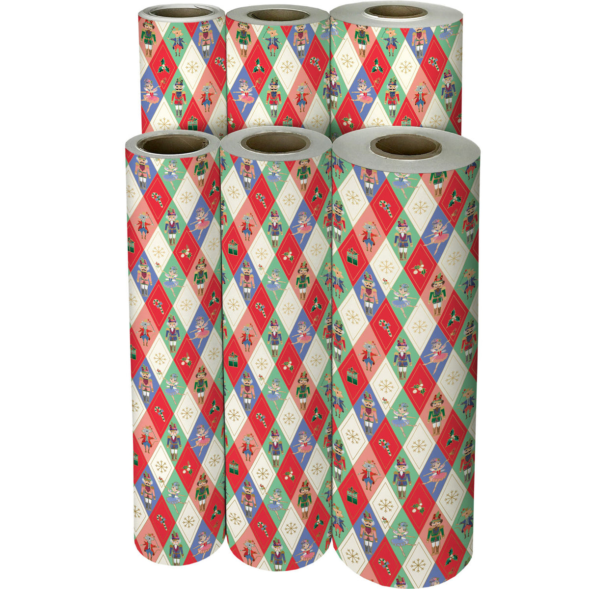 Harlequin Nutcracker Gift Wrap - XB861.1f.jpg