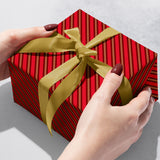 Red & Gold Stripes Gift Wrap - XB862.1b.jpg