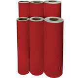 Red & Gold Stripes Gift Wrap - XB862.1f.jpg