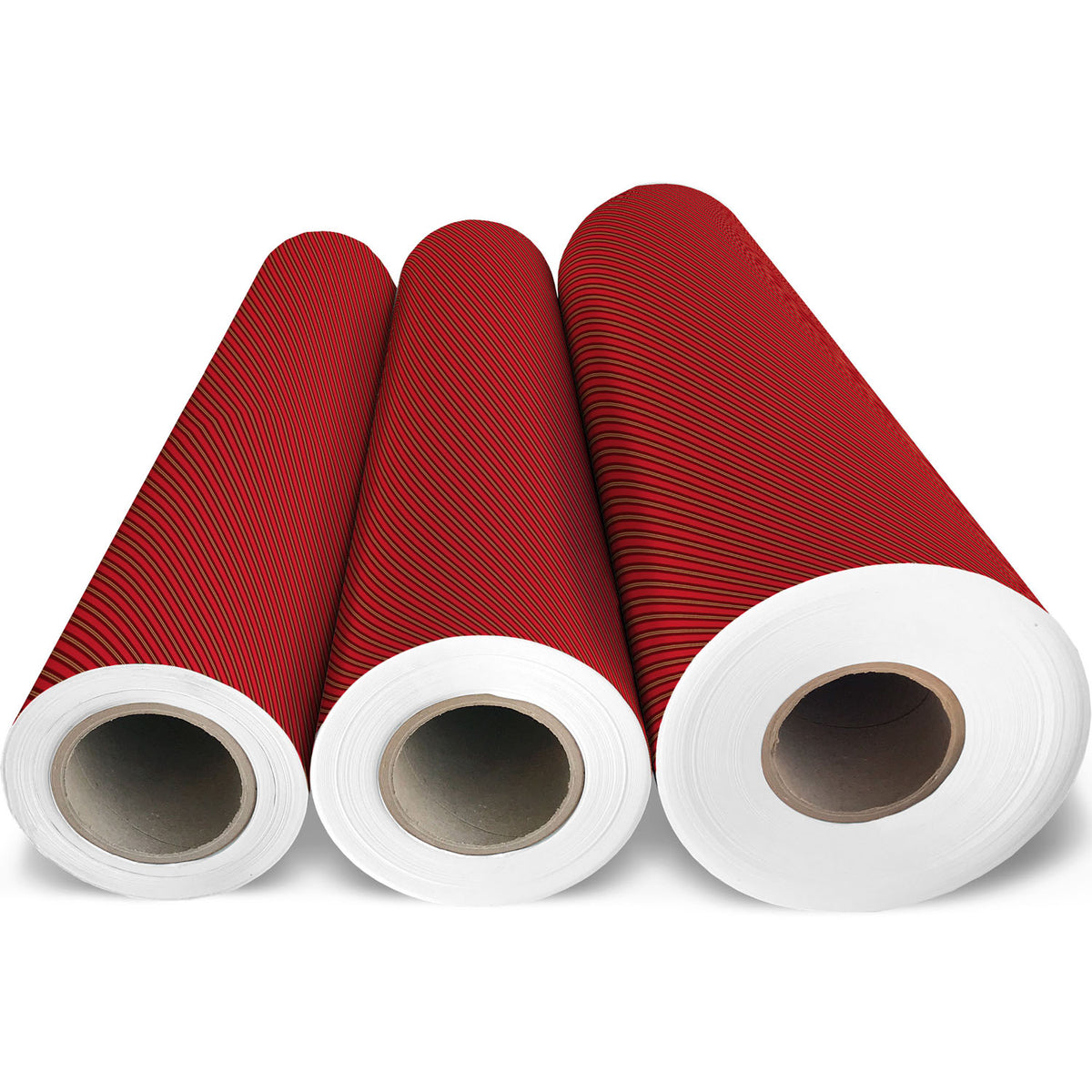 Red & Gold Stripes Gift Wrap - XB862.1g.jpg