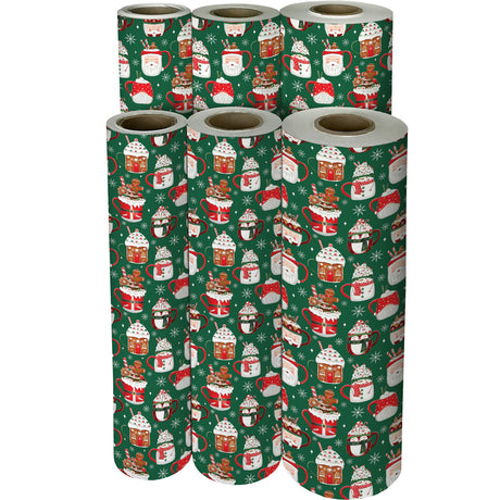 Cocoa Christmas Green Gift Wrap - XB866.1f.jpg