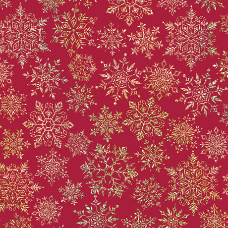 Sparkleflake Gold Red Gift Wrap - XB867.1a.jpg