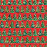 Christmas Trees Red Gift Wrap - XB868.1a.jpg