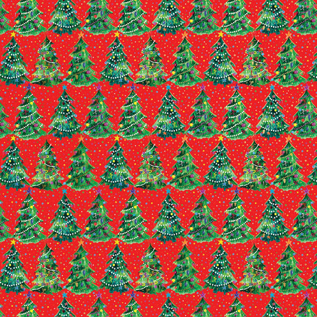 Christmas Trees Red Gift Wrap - XB868.1a.jpg
