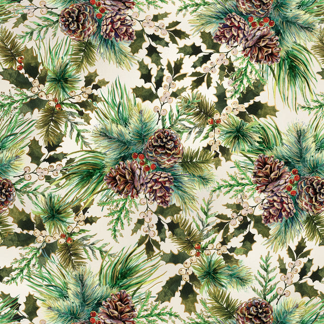 Elegant Pine Pearl Gift Wrap - XB871.1a.jpg