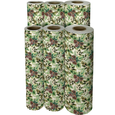 Elegant Pine Pearl Gift Wrap - XB871.1f.jpg