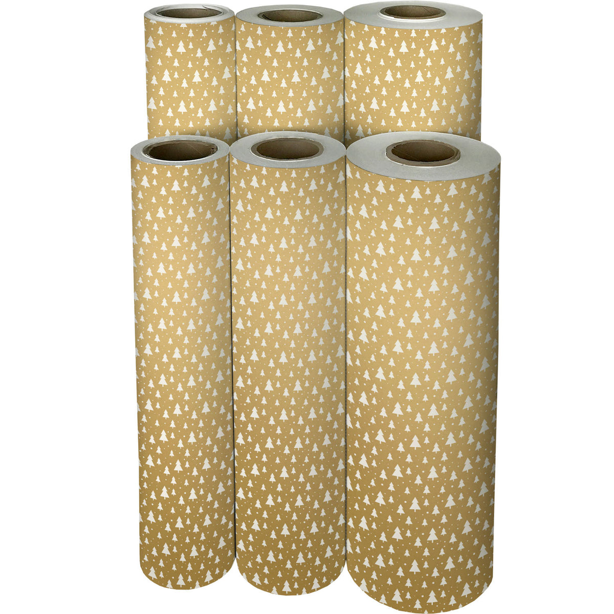Modern Trees Gold Gift Wrap - XB874.1f.jpg